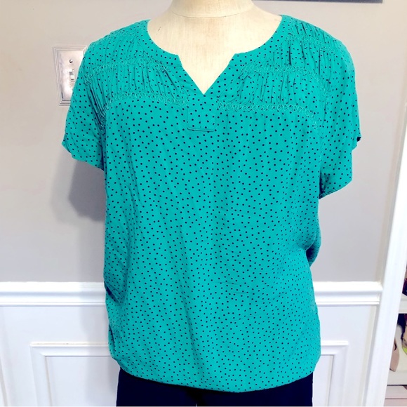 Casual Short Sleeve Blouse - Picture 1 of 8